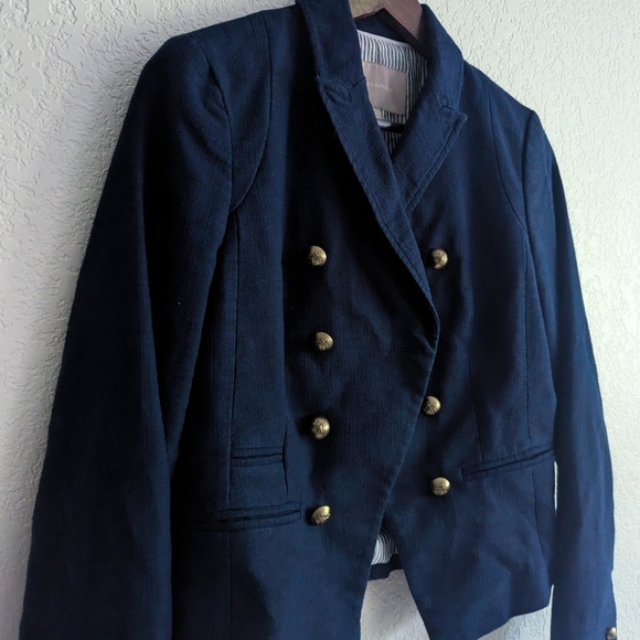 Banana Republic Navy Captain's Blazer - Picture 3 of 4